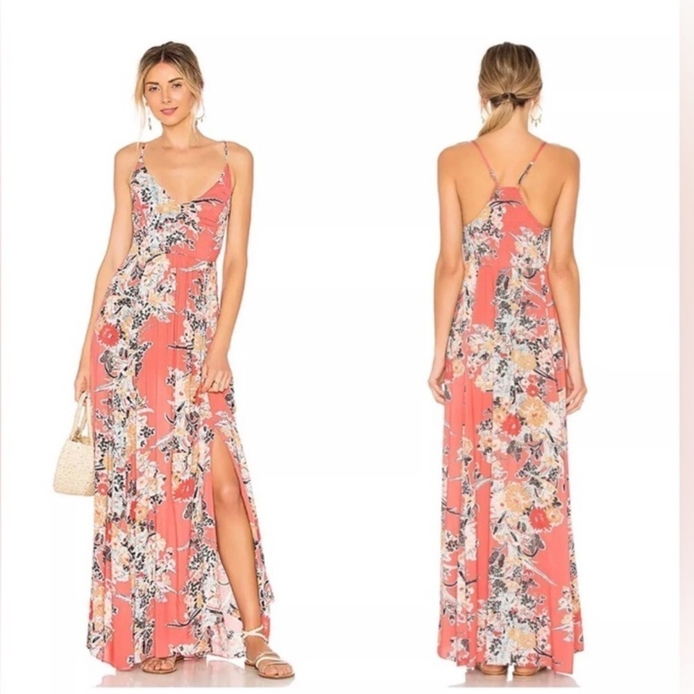 Free People / Through the Cine Printed Maxi Dress size Large